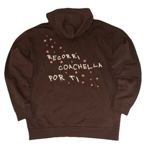 Ivan Cornejo Hoodie XL Brown Astronaut Coachella'25 Exclusive NEW *flaw